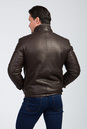 Мужская кожаная куртка из натуральной кожи на меху с воротником 3600054-2